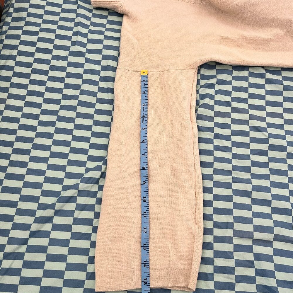 Vtg Bonnie Cashin Ivory Wool Tunic Sweater Collar Side Slits M - Picture 5 of 10